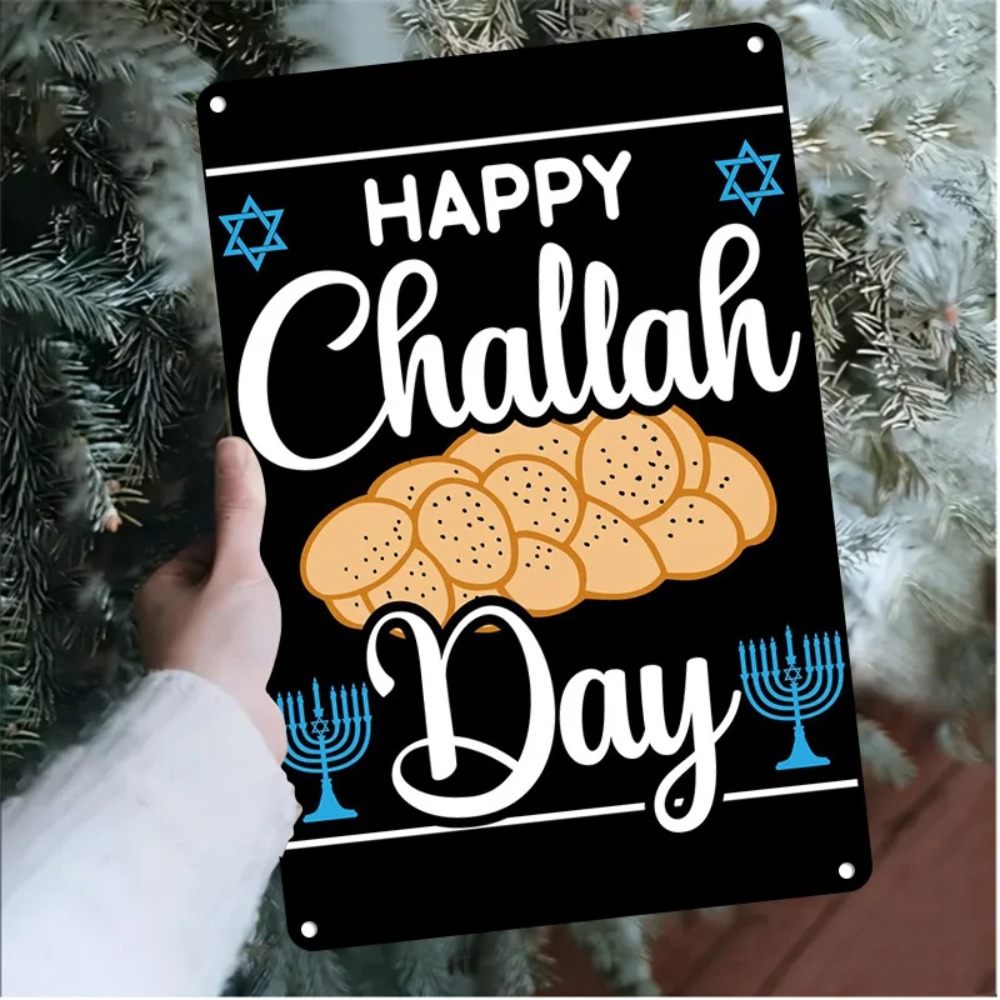 Home Kitchen & Bathroom - CIFBUY Retro Happy Challah Day Menorah