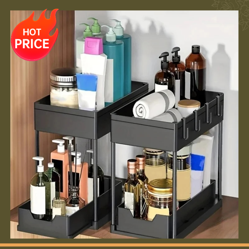 Home Depot Bathroom Sink - 2 Tier Under Sink Organizer Sliding