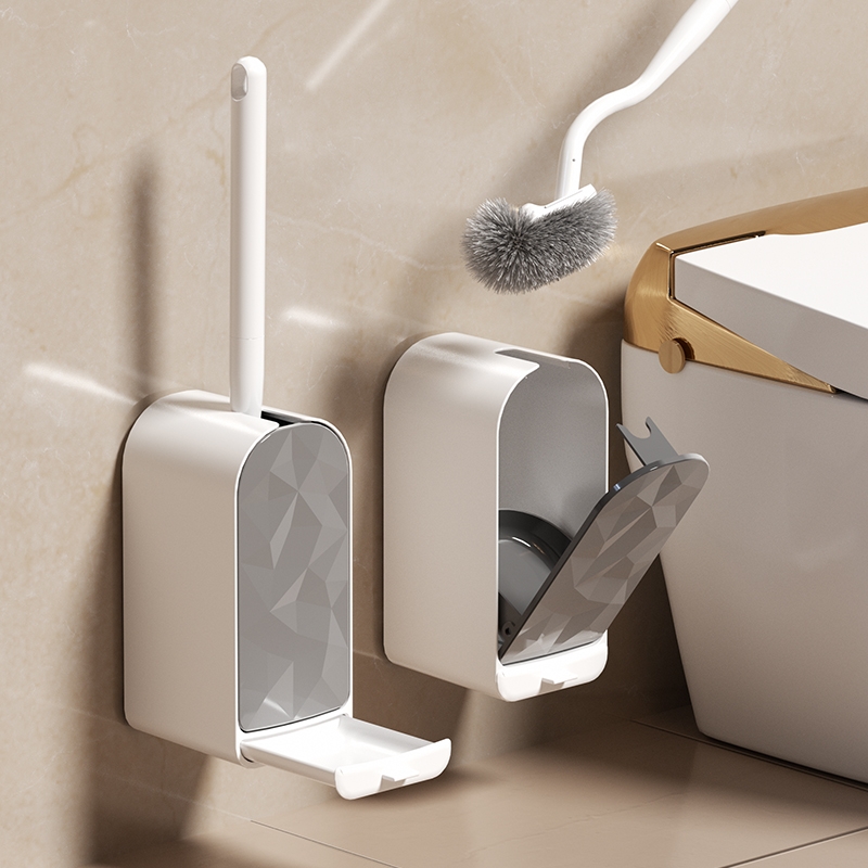 1Pcs Brand New Plastic Wall-Mo - Toilet Brush Holder recension och pris