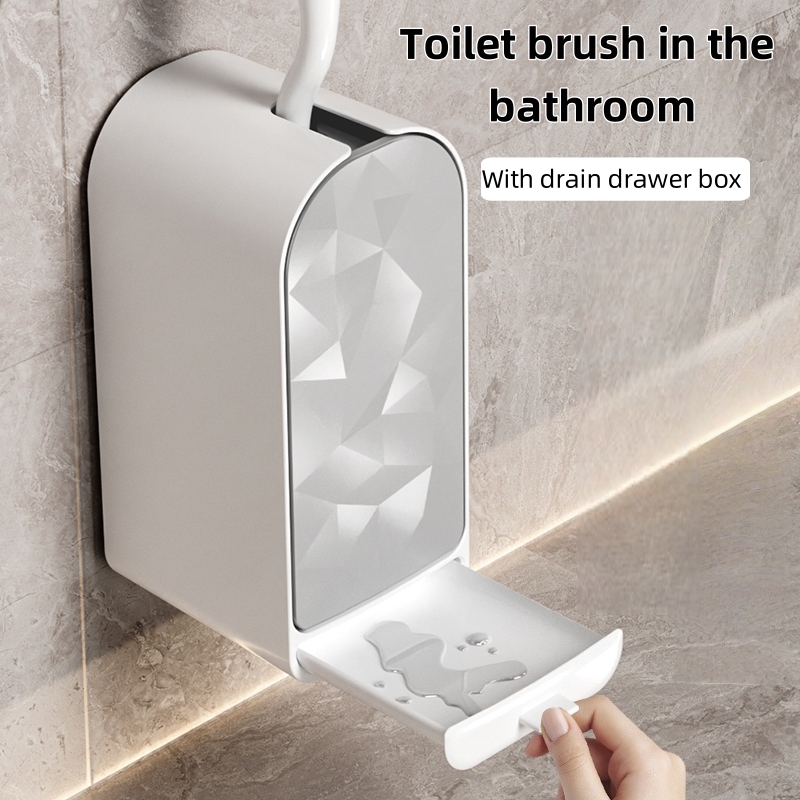 1Pcs Brand New Plastic Wall-Mo - Toilet Brush Holder recension och pris