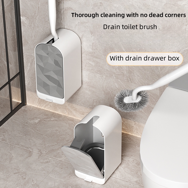 1Pcs Brand New Plastic Wall-Mo - Toilet Brush Holder recension och pris