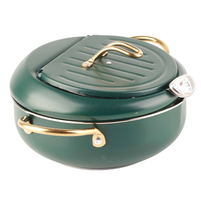 Frying Pot with Thermometer Ja - Home Kitchen & Bathroom recension och pris