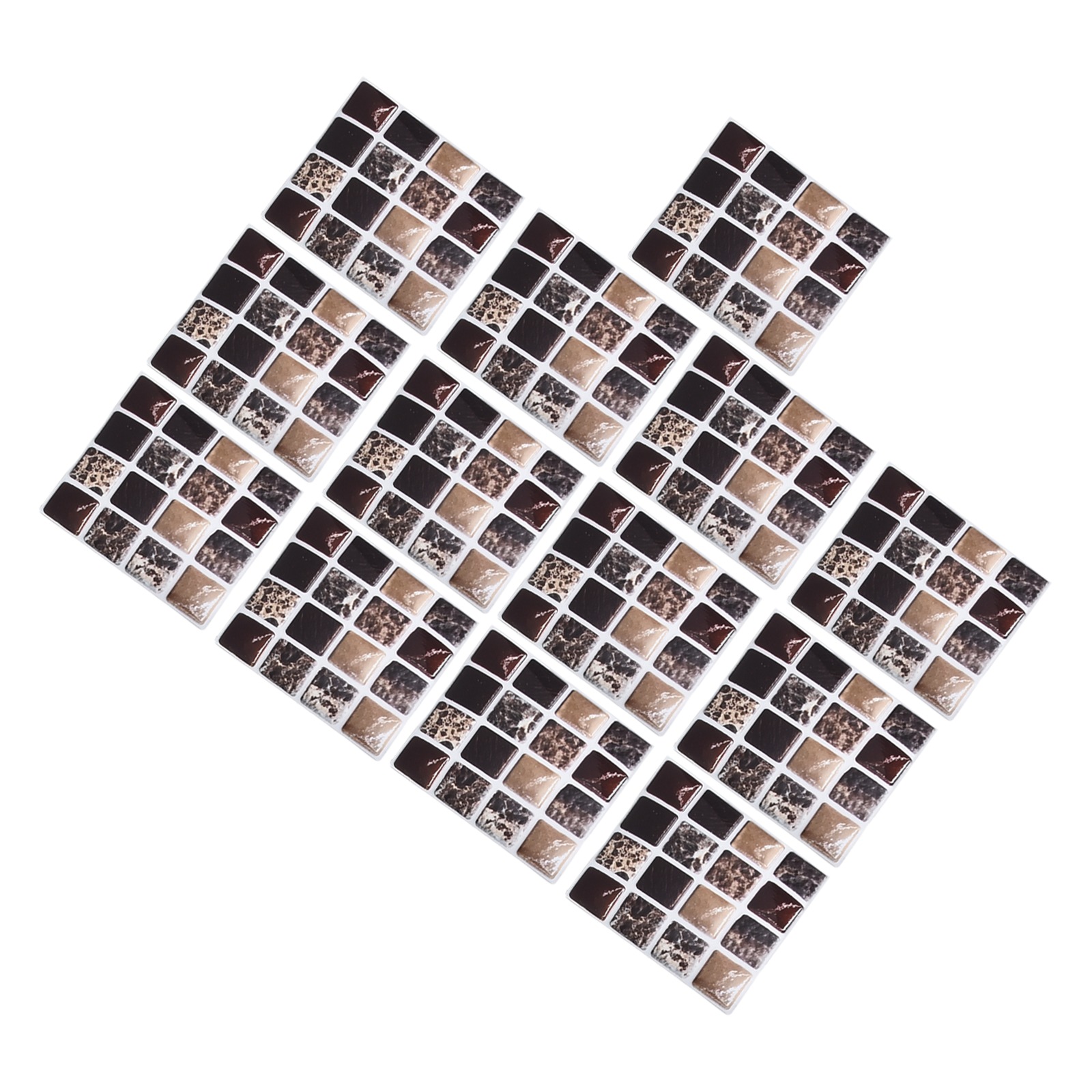 20PCS Mosaic Tile Wall Sticker - Home Bathroom Tiles Design recension och pris