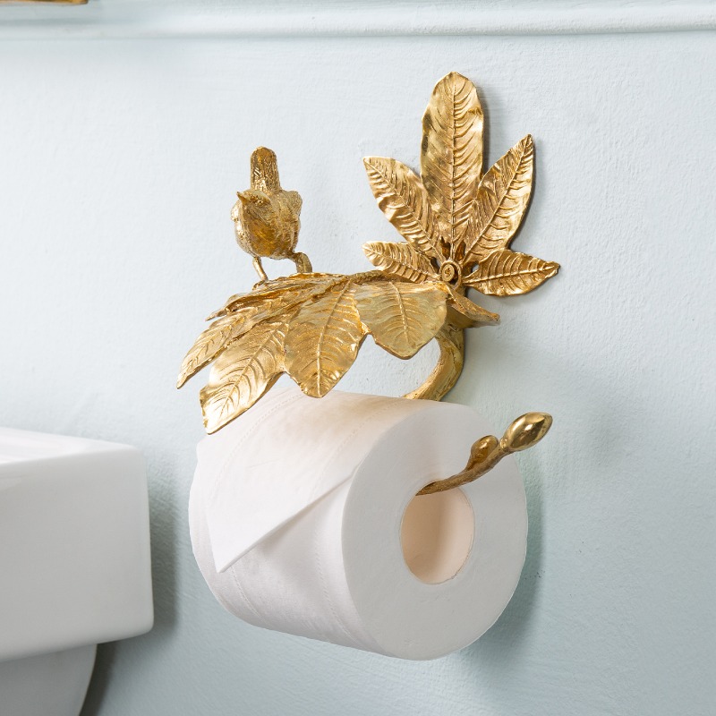Solid Brass Luxury Toilet Pape - Home Toilet Bathroom Design recension och pris