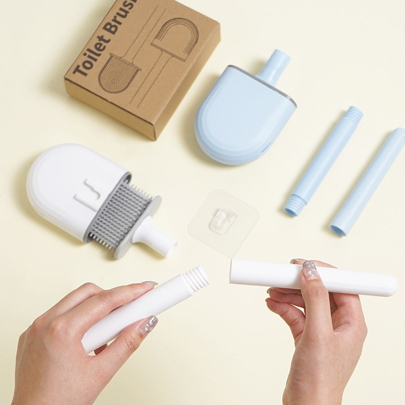 Mini Silicone Toilet Brush wit - Toilet Brush Holder recension och pris