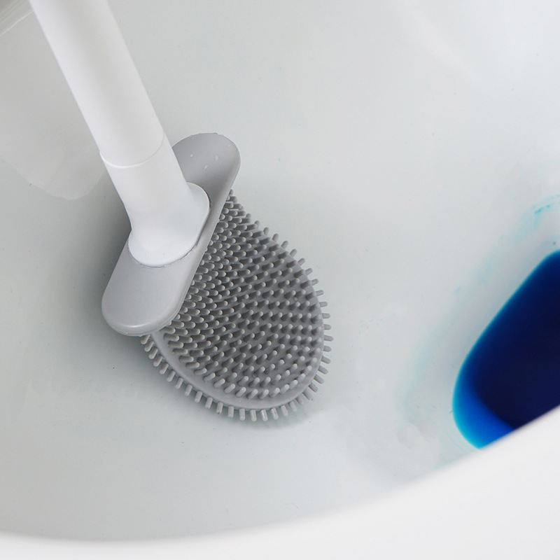 Mini Silicone Toilet Brush wit - Toilet Brush Holder recension och pris
