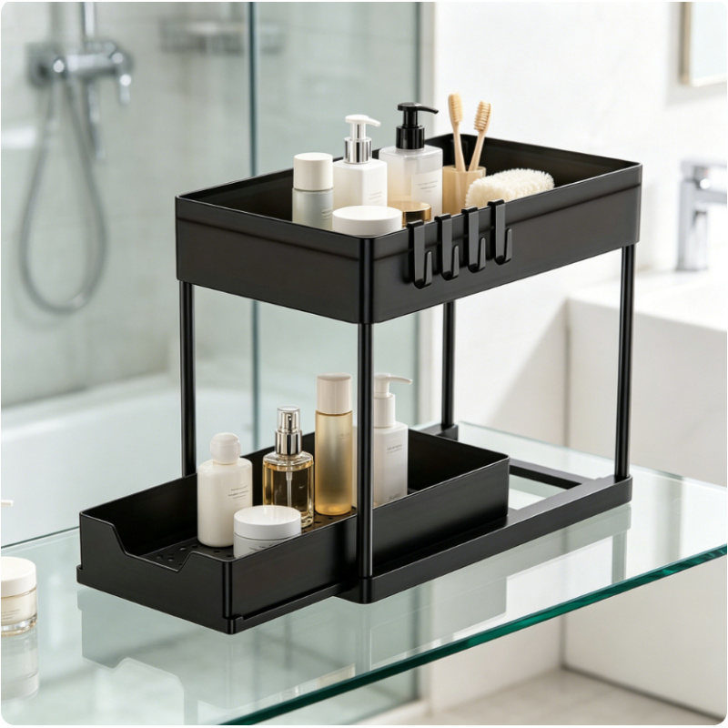 2 Tier Under Sink Sliding Orga - Home Depot Bathroom Sink recension och pris