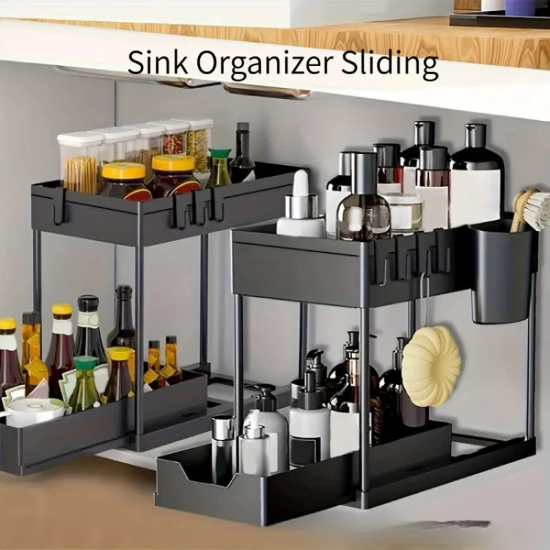 2 Tier Under Sink Sliding Orga - Home Depot Bathroom Sink recension och pris