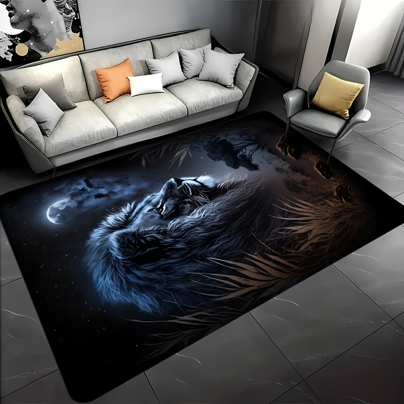 Starry Night Lion Floor Mat -  - Home Toilet Bathroom Design recension och pris