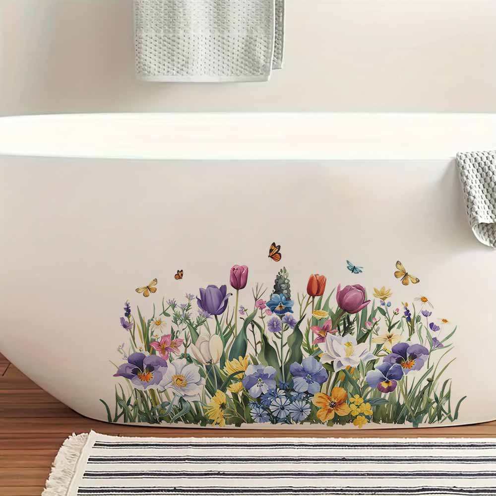 Tulip Butterfly Window Sticker - Home Bathroom Window recension och pris