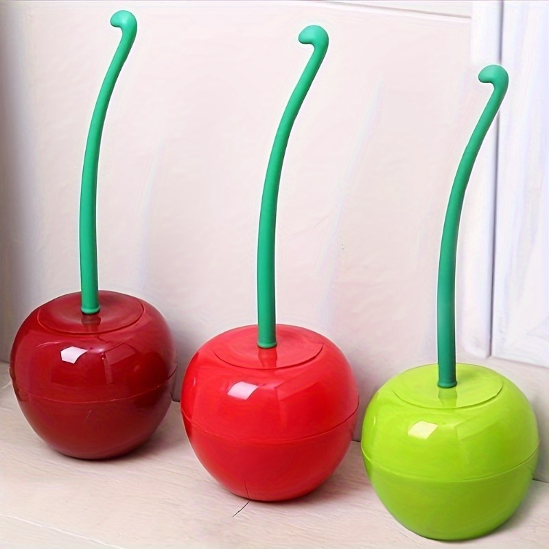 1 cute cherry colored toilet b - Toilet Brush Holder recension och pris