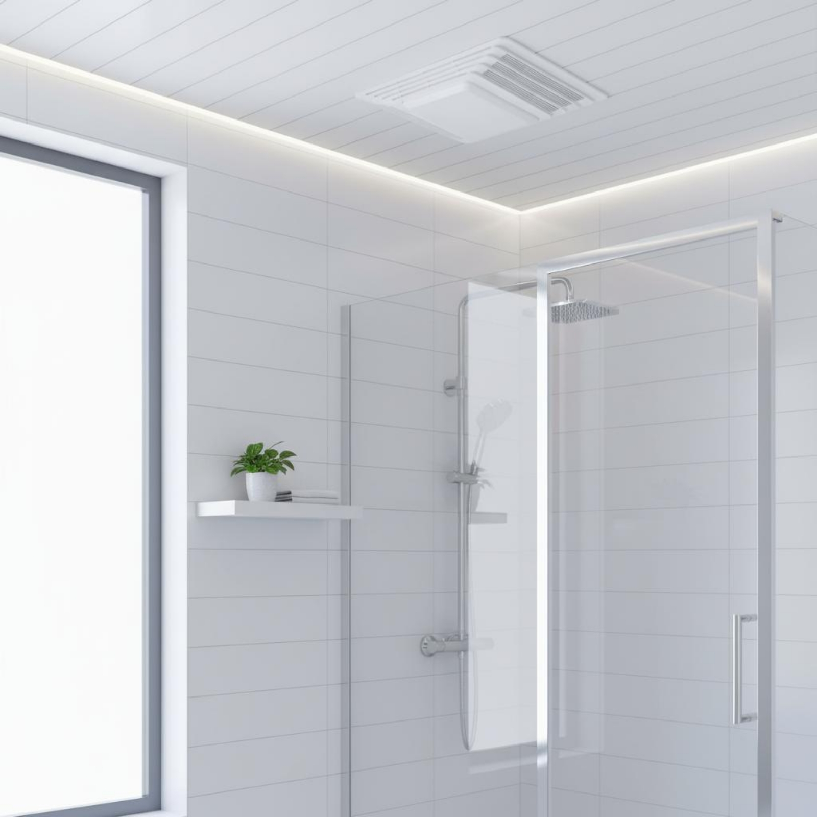 Bathroom Exhaust Fan Cover Whi - Home Bathroom Hardware recension och pris