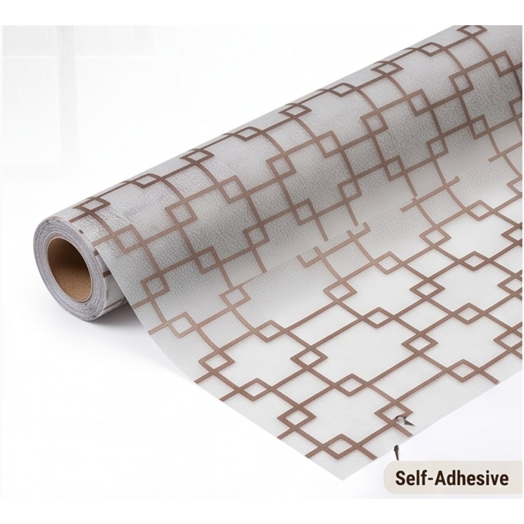 Oriental Lattice Square Printe - Home Bathroom Window recension och pris