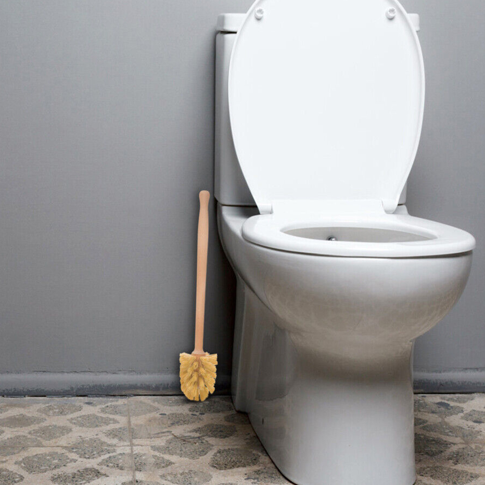 1PC Wooden Toilet Brush Long H - Toilet Brush Holder recension och pris