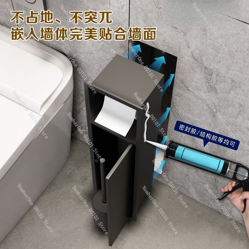 Premium 304 Stainless Steel Re - Toilet Brush Holder recension och pris
