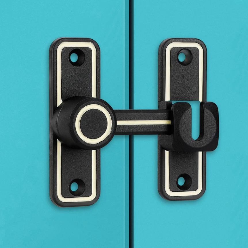 Black Luminous Barn Door Latch - Home Bathroom Hardware recension och pris