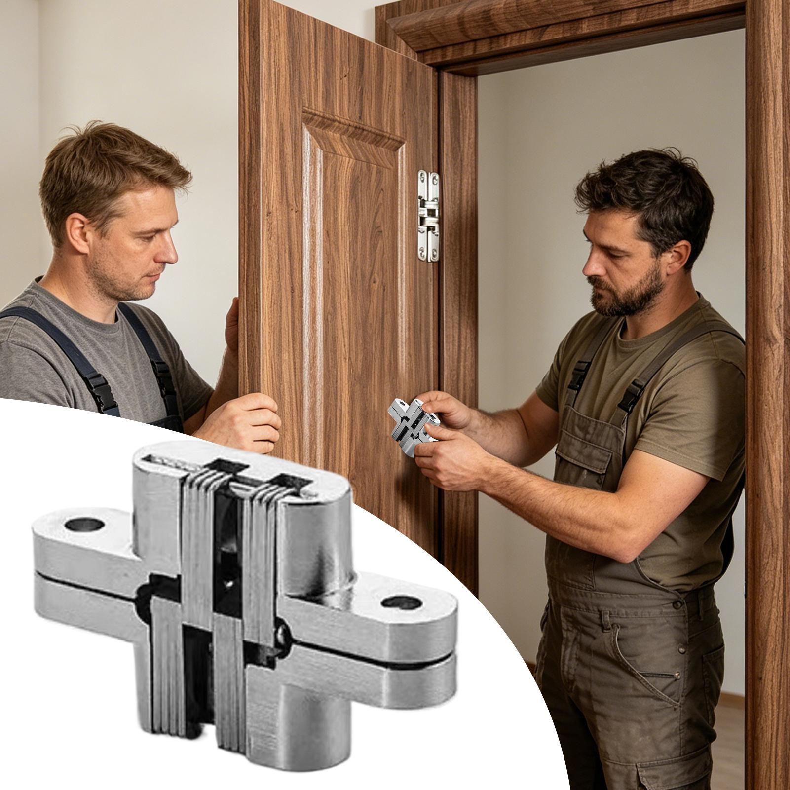Invisible Door Hinges 180 Degr - Home Bathroom Hardware recension och pris