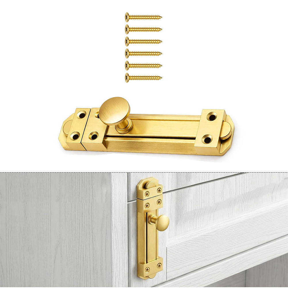5 Inch Solid Brass Sliding Doo - Home Bathroom Hardware recension och pris