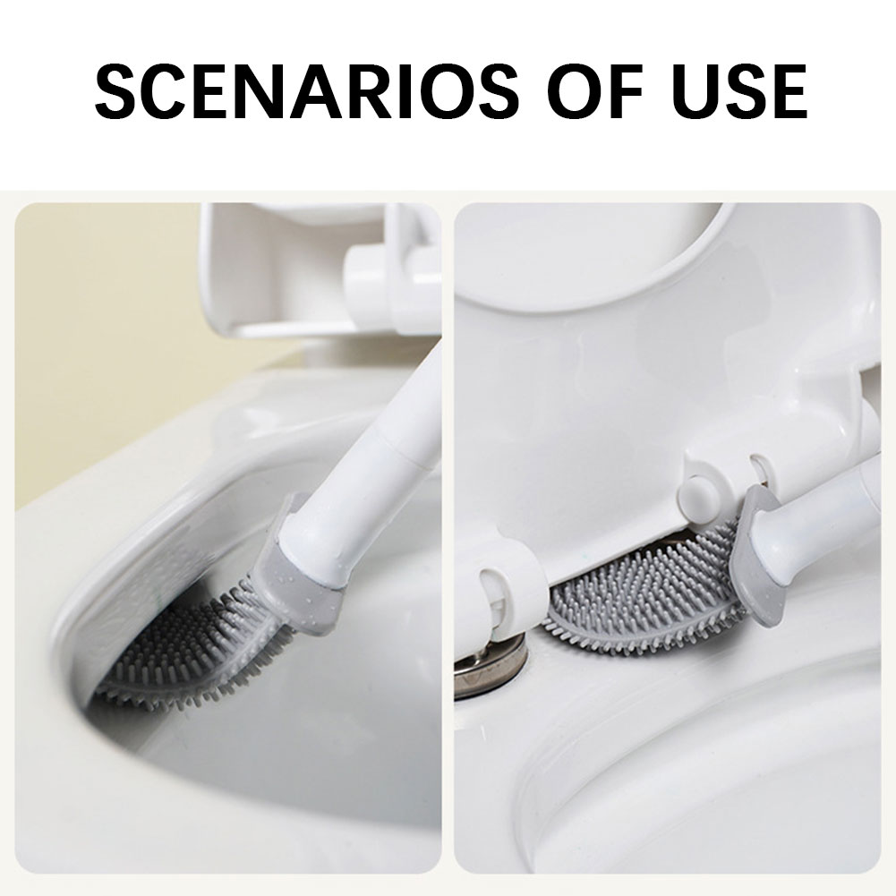 Silicone Toilet Brush With Hol - Toilet Brush Holder recension och pris