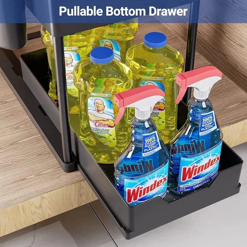 2 Tier Under Sink Organizer Sl - Home Depot Bathroom Sink recension och pris