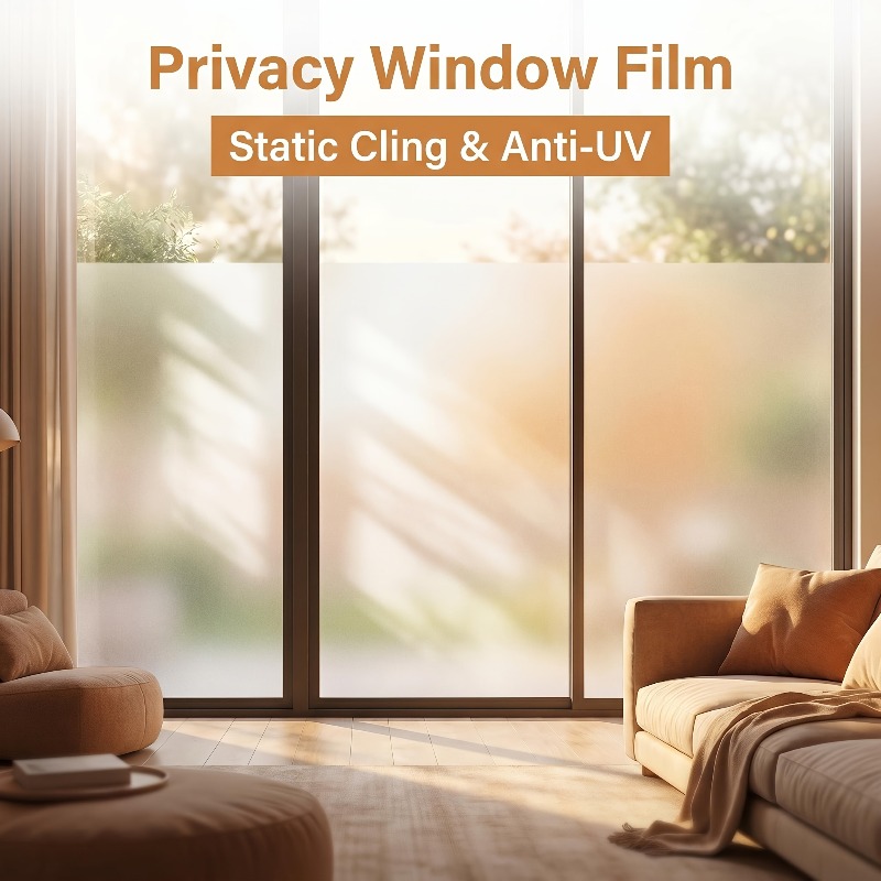 Pure White Frosted Privacy Win - Home Bathroom Window recension och pris