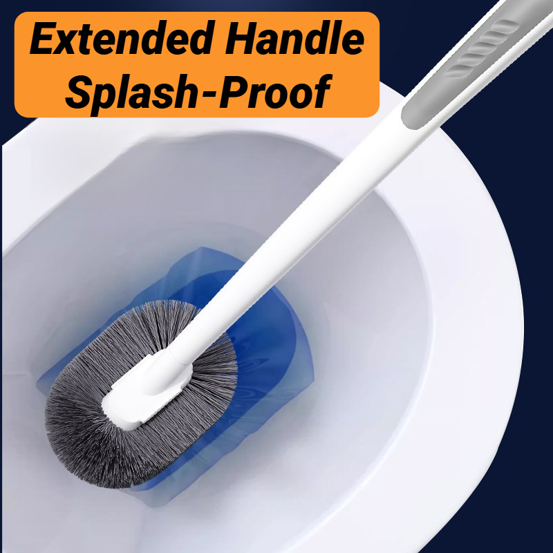Wall Mounted Long Handle PP To - Toilet Brush Holder recension och pris