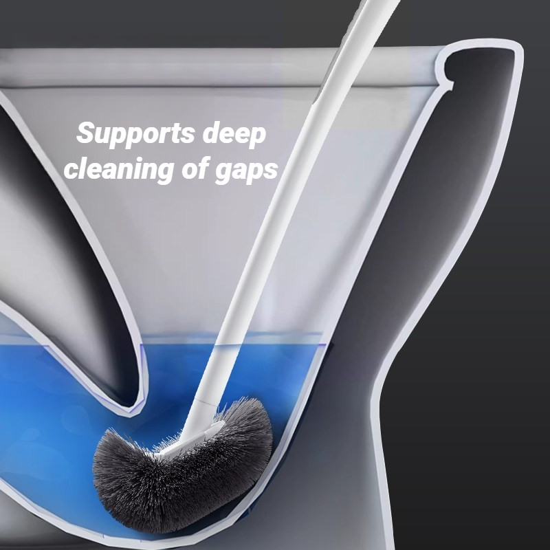Wall Mounted Long Handle PP To - Toilet Brush Holder recension och pris