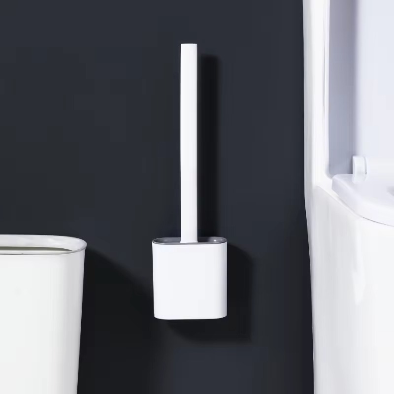 1PC Black Wall Mounted Toilet  - Toilet Brush Holder recension och pris