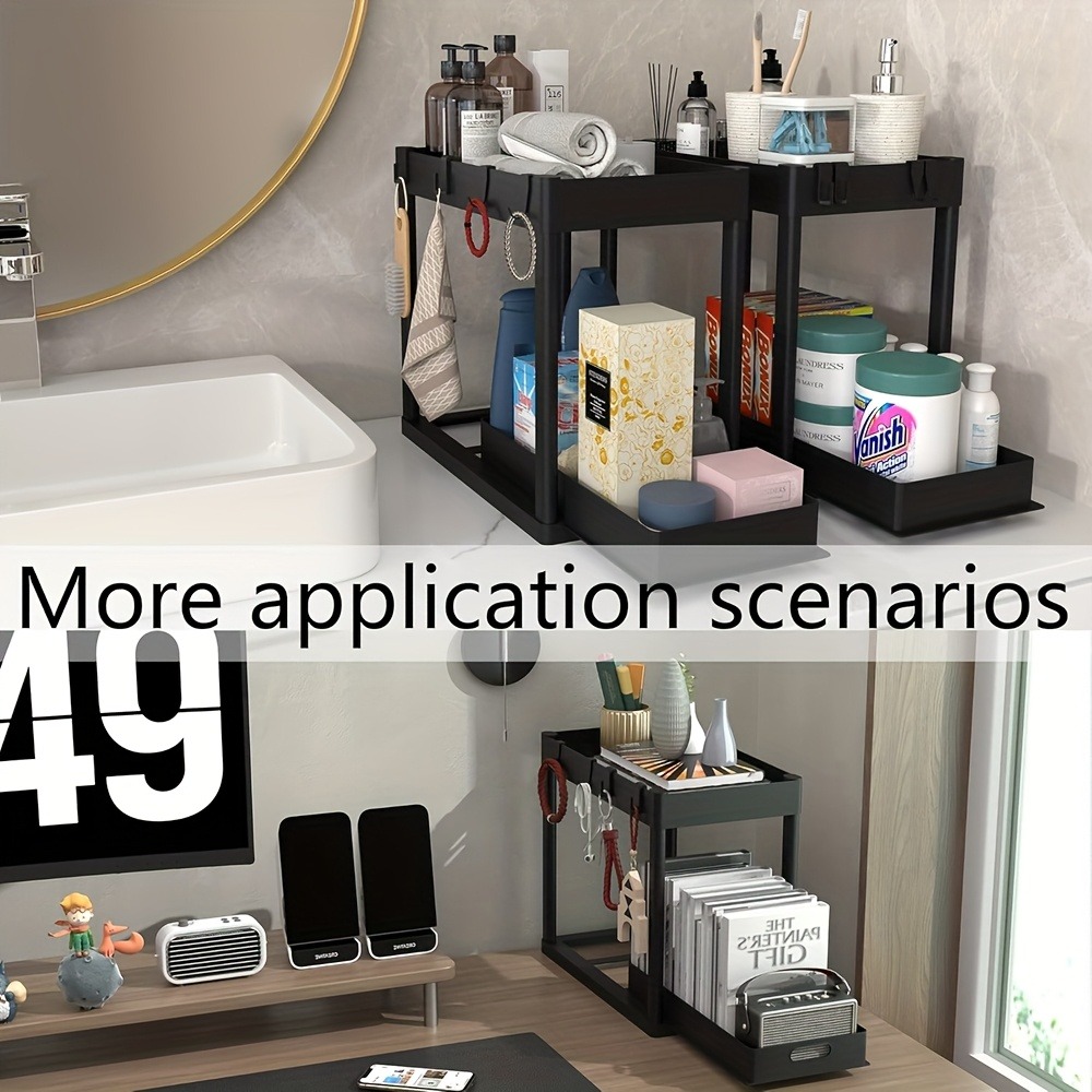 2-Tier Sliding Under Sink Orga - Home Depot Bathroom Sink recension och pris